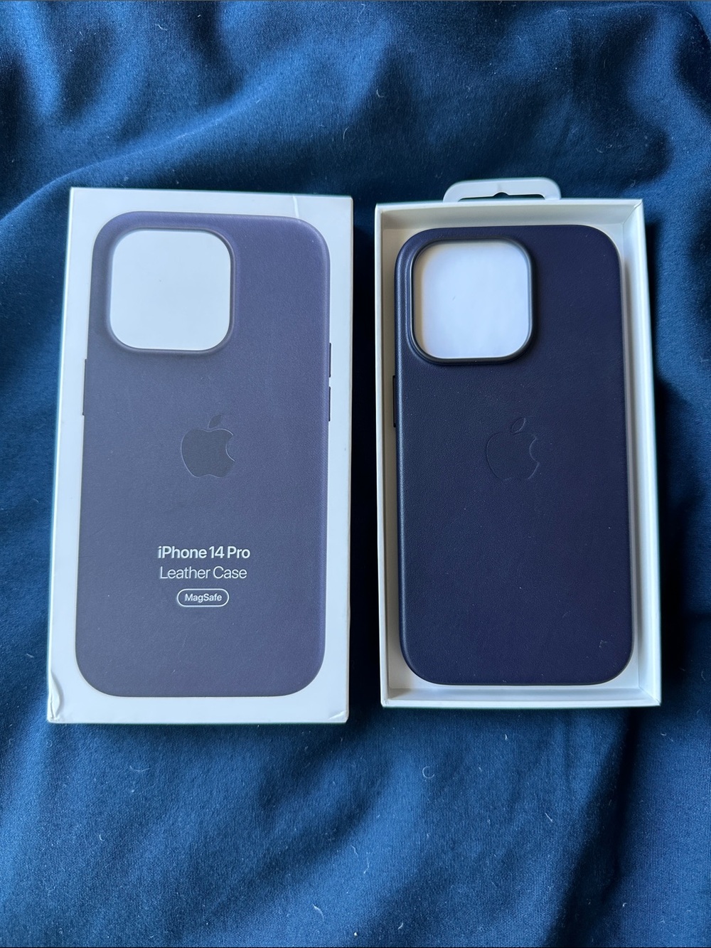 Apple iPhone 14 Pro Leather Case - Ink - Picture 2 of 2